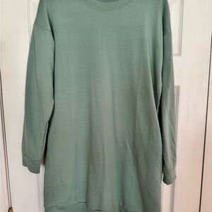 Lucky Brand Green Long Sleeve Dress